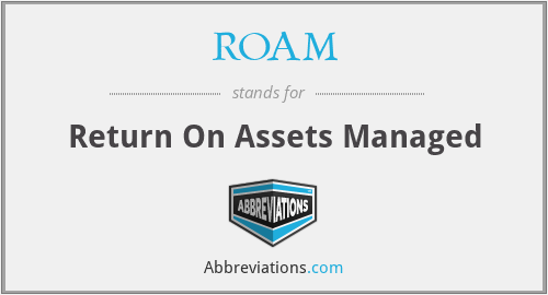 ROAM - Return On Assets Managed