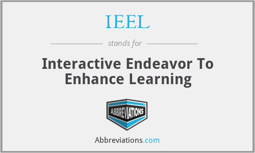 IEEL - Interactive Endeavor To Enhance Learning