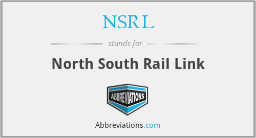 NSRL - North South Rail Link