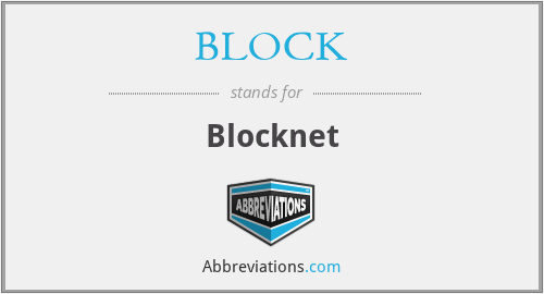BLOCK - Blocknet