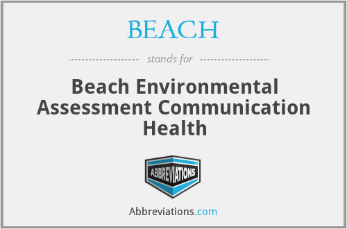 BEACH - Beach Environmental Assessment Communication Health