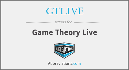 GTLIVE - Game Theory Live
