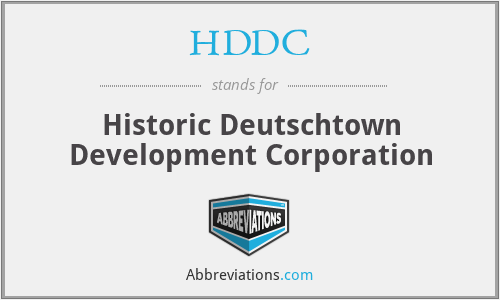 HDDC - Historic Deutschtown Development Corporation