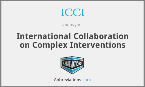 ICCI - International Collaboration on Complex Interventions