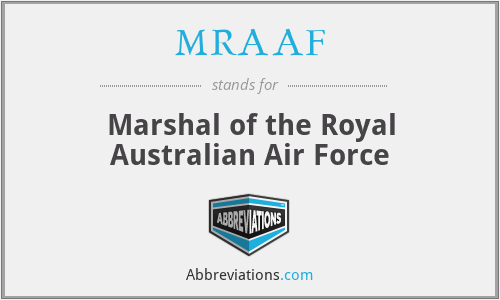 MRAAF - Marshal of the Royal Australian Air Force