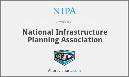 NIPA - National Infrastructure Planning Association