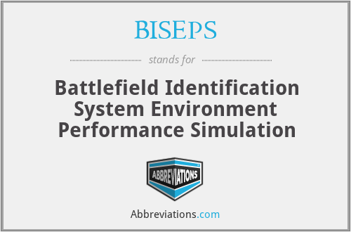 BISEPS - Battlefield Identification System Environment Performance Simulation