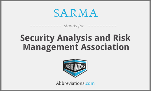 SARMA - Security Analysis and Risk Management Association