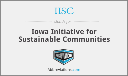 IISC - Iowa Initiative for Sustainable Communities