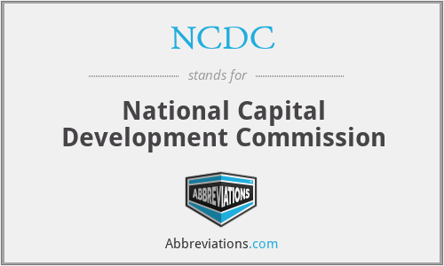 NCDC - National Capital Development Commission