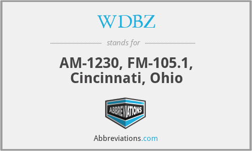 WDBZ - AM-1230, FM-105.1, Cincinnati, Ohio