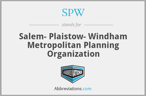 SPW - Salem- Plaistow- Windham Metropolitan Planning Organization