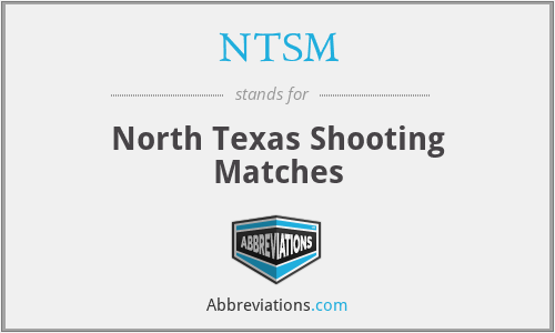 NTSM - North Texas Shooting Matches