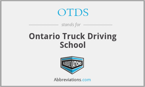 OTDS - Ontario Truck Driving School