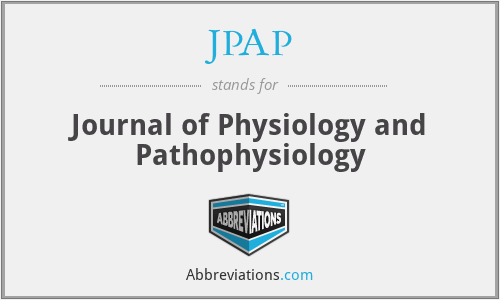 JPAP - Journal of Physiology and Pathophysiology