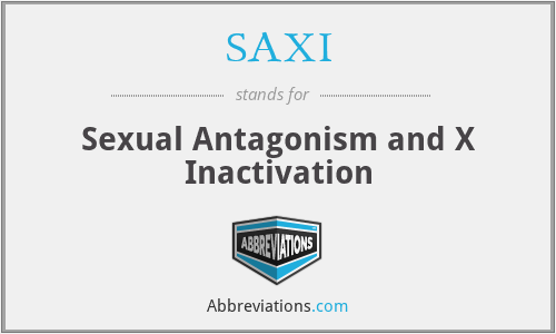 SAXI - Sexual Antagonism and X Inactivation