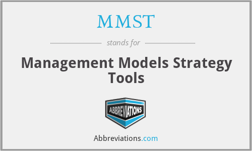 MMST - Management Models Strategy Tools