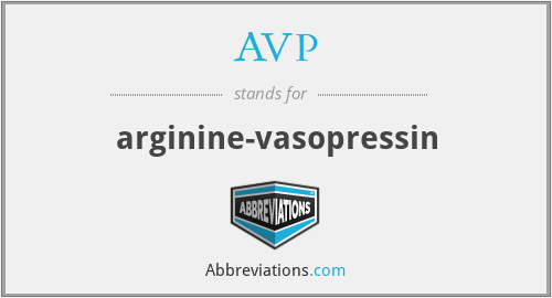 AVP - arginine-vasopressin