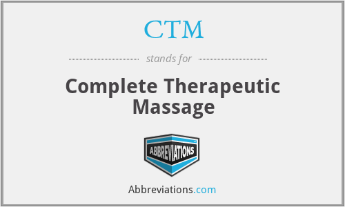 CTM - Complete Therapeutic Massage