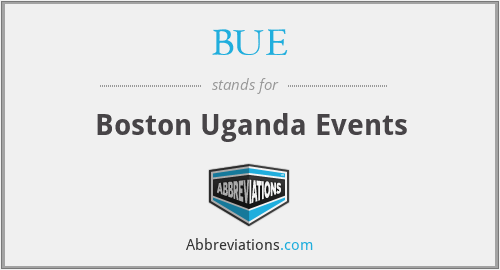 BUE - Boston Uganda Events
