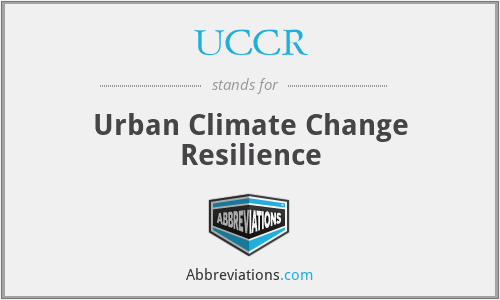UCCR - Urban Climate Change Resilience