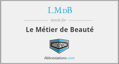 LMdB - Le Métier de Beauté