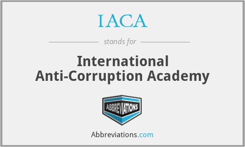 IACA - International Anti-Corruption Academy