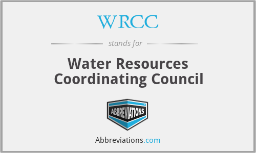 WRCC - Water Resources Coordinating Council