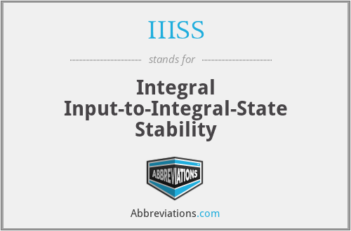 IIISS - Integral Input-to-Integral-State Stability