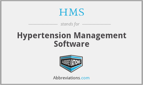 HMS - Hypertension Management Software