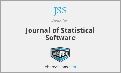 JSS - Journal of Statistical Software