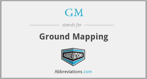 GM - Ground Mapping