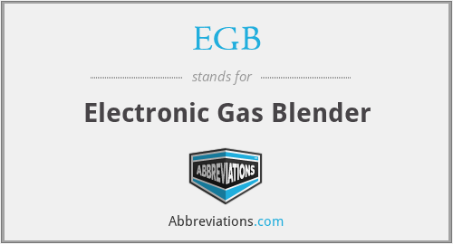EGB - Electronic Gas Blender