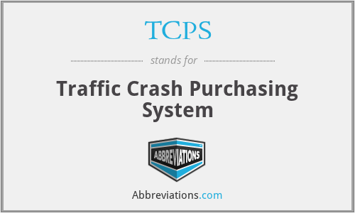 TCPS - Traffic Crash Purchasing System