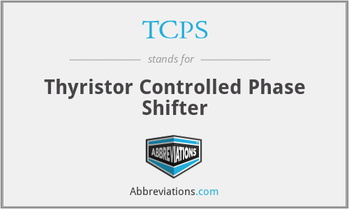 TCPS - Thyristor Controlled Phase Shifter