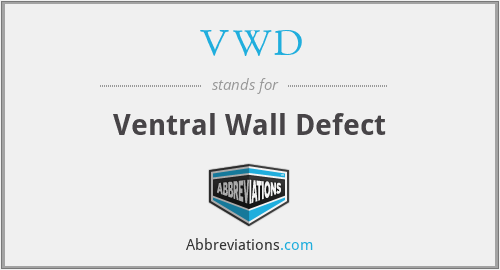 VWD - Ventral Wall Defect