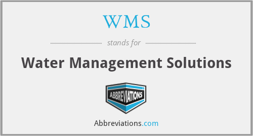 WMS - Water Management Solutions