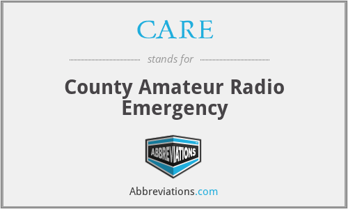 CARE - County Amateur Radio Emergency