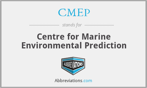CMEP - Centre for Marine Environmental Prediction