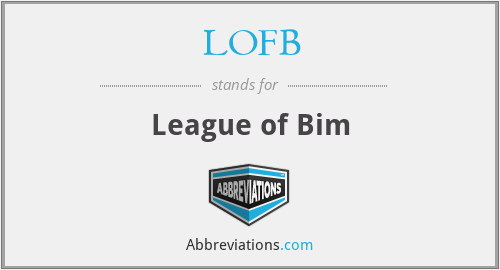 LOFB - League of Bim