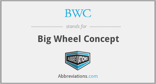 BWC - Big Wheel Concept