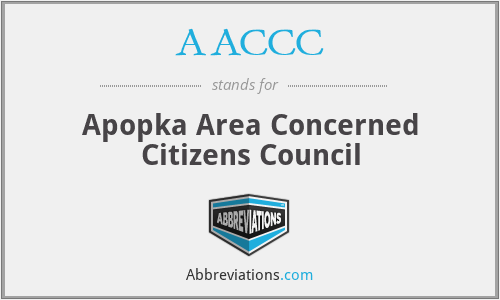 AACCC - Apopka Area Concerned Citizens Council