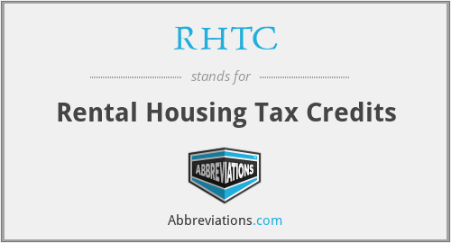 RHTC - Rental Housing Tax Credits