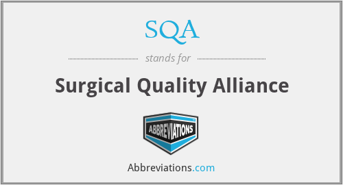 SQA - Surgical Quality Alliance