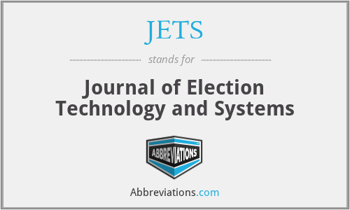 JETS - Journal of Election Technology and Systems