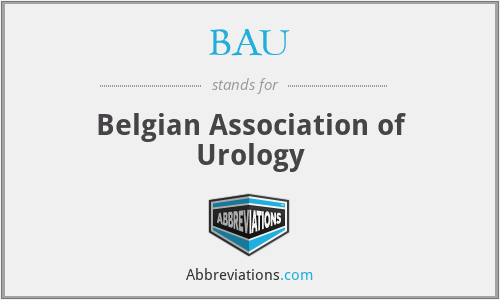 BAU - Belgian Association of Urology