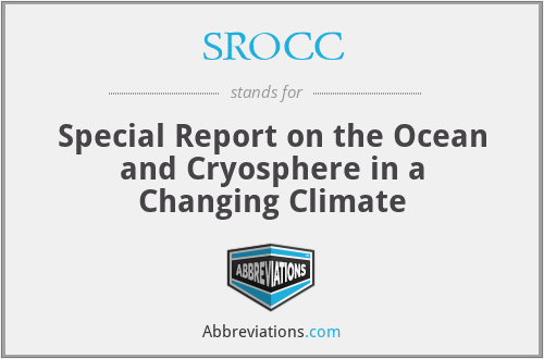 SROCC - Special Report on the Ocean and Cryosphere in a Changing Climate