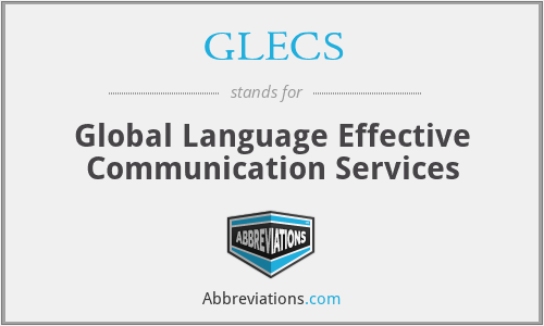 GLECS - Global Language Effective Communication Services