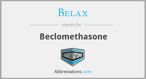 Belax - Beclomethasone