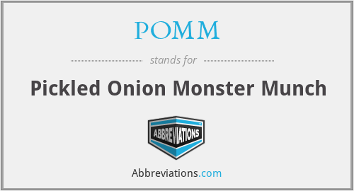 POMM - Pickled Onion Monster Munch